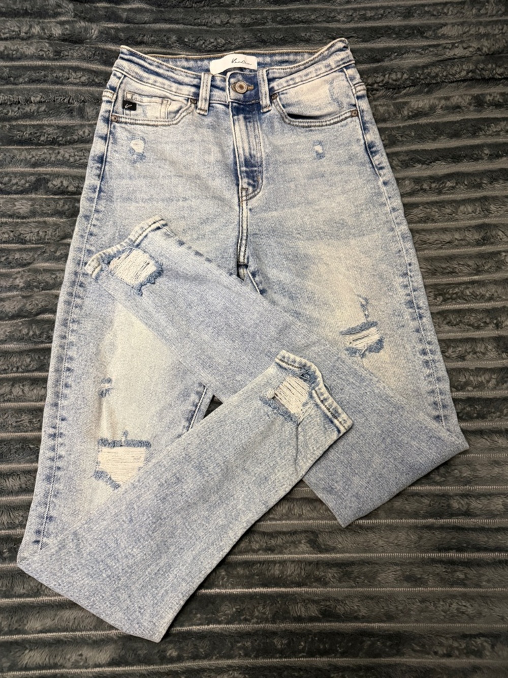 KanCan Light Blue Distressed Skinny Jeans